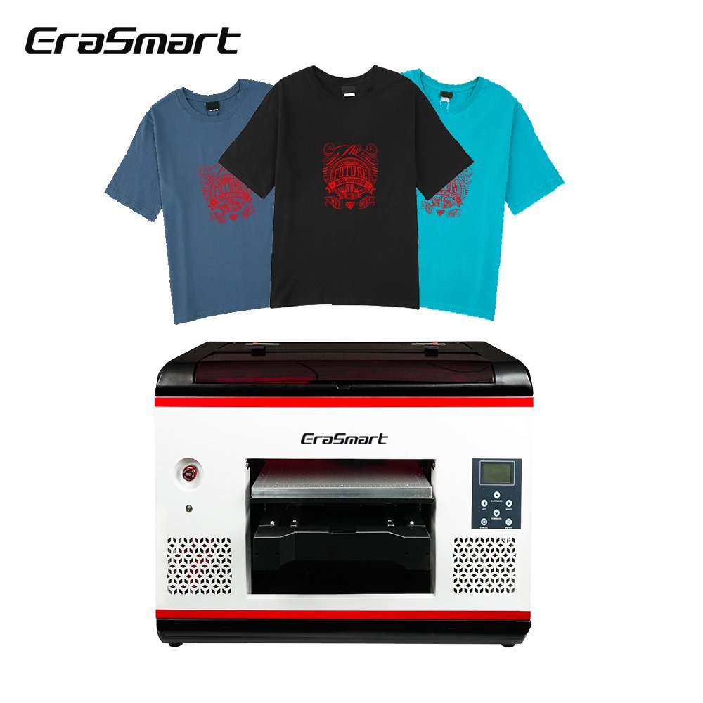 EraSmart Imprimante DTG Printing Services DTG Printer T-shirt Printing Machine A3
