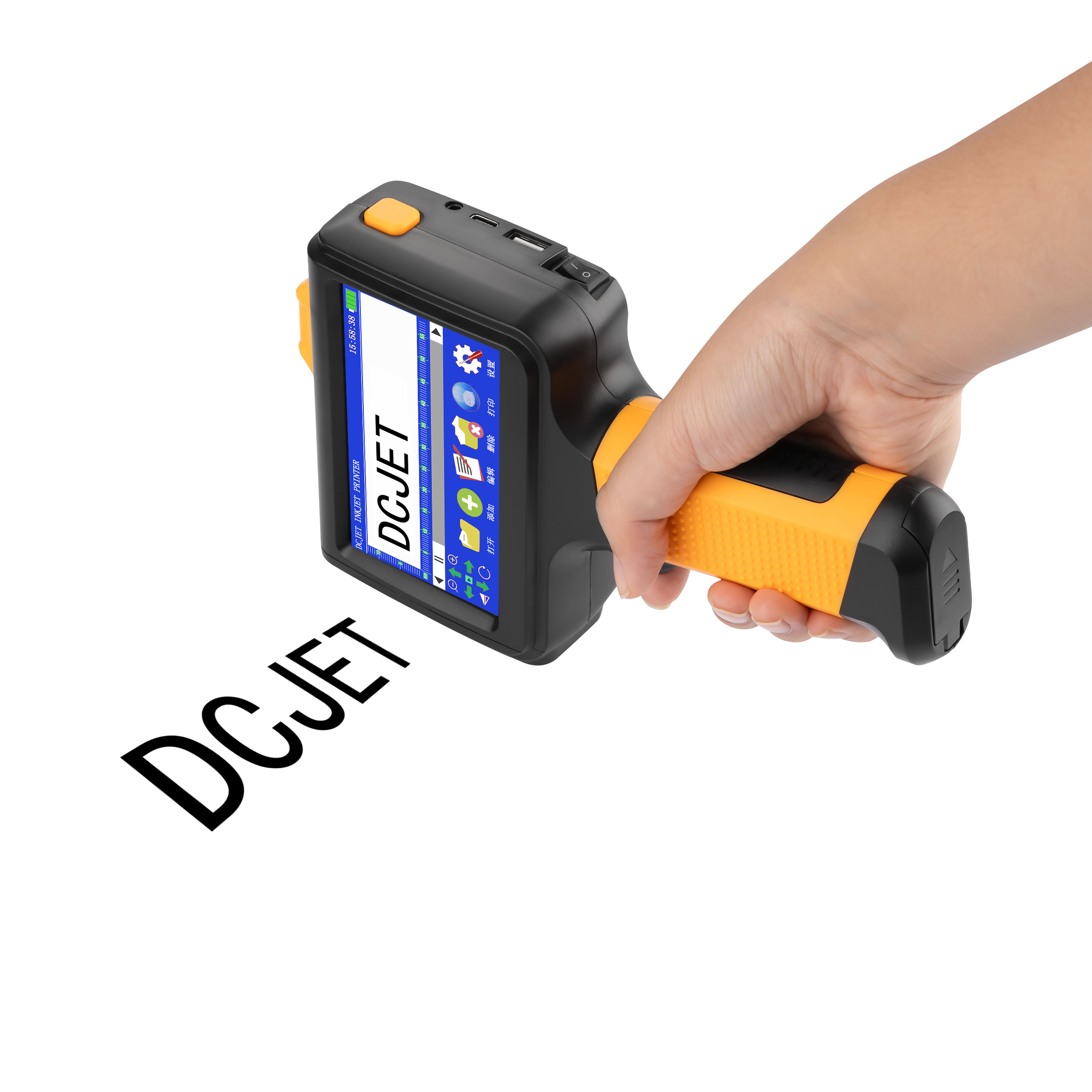 Portable 12.7mm Coding Machine Expired Date And Production Hand Inject Printer Tij Inkjet Printer