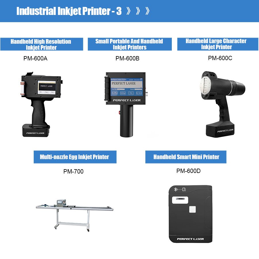Perfect Laser home use cheap mini handheld Metal Plastic Wood date codes industrial ink Inkjet Printers printing machines Price