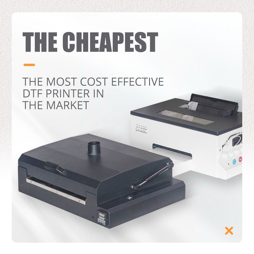 Dtf A4 Print 805 Dtf Printer T- shirt Pet Film Printer Inkjet with Heat Press Machine