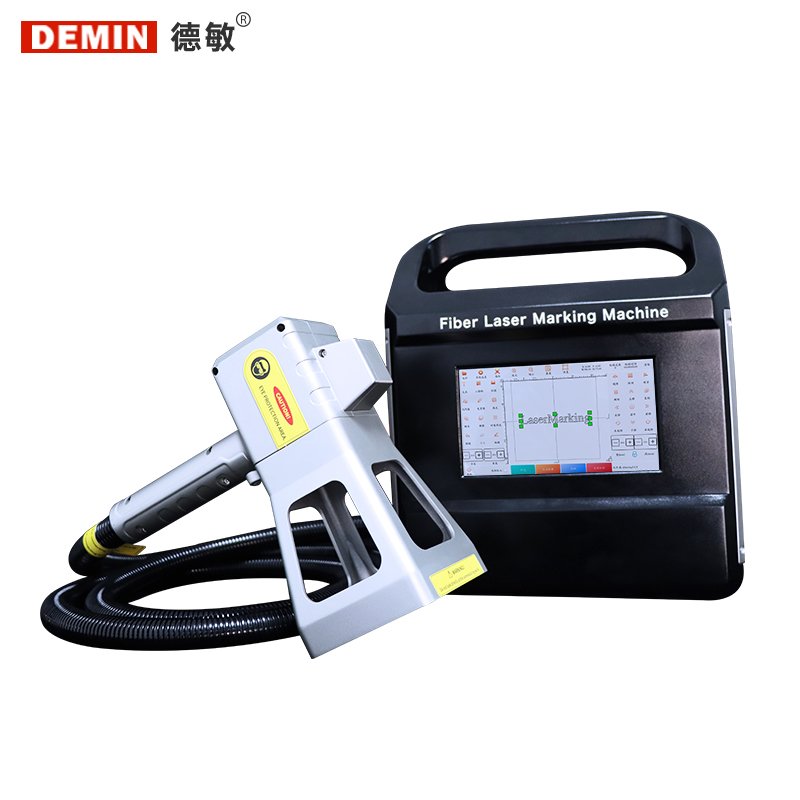 Industrial Handheld Laser Coding Machine Fiber Laser Coding Machine Metal Wood Tube High-Speed Laser Inkjet Printer