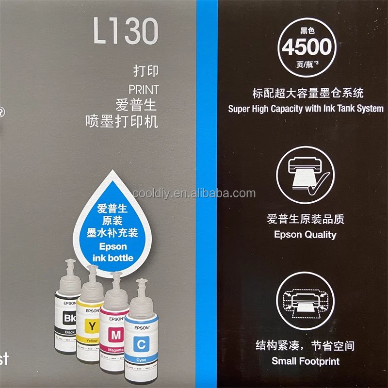 L130 Inkjet Printer 4 color A4 Sublimation Digital Print Marketing Wireless Plate Paper Ink