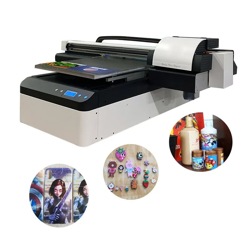 factory price 6090 Flatbed Printing printed Machine uvdtf Printer i3200 i1600 printhead