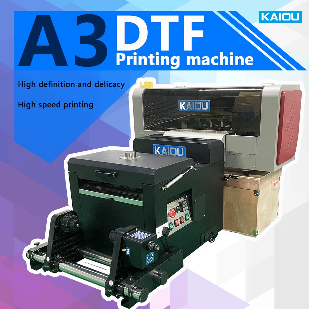 Multifunctional A3 Direct to Film Printers 30cm Pet Film 60cm CMYK Inks 110V Voltage for Cloth shop Industries