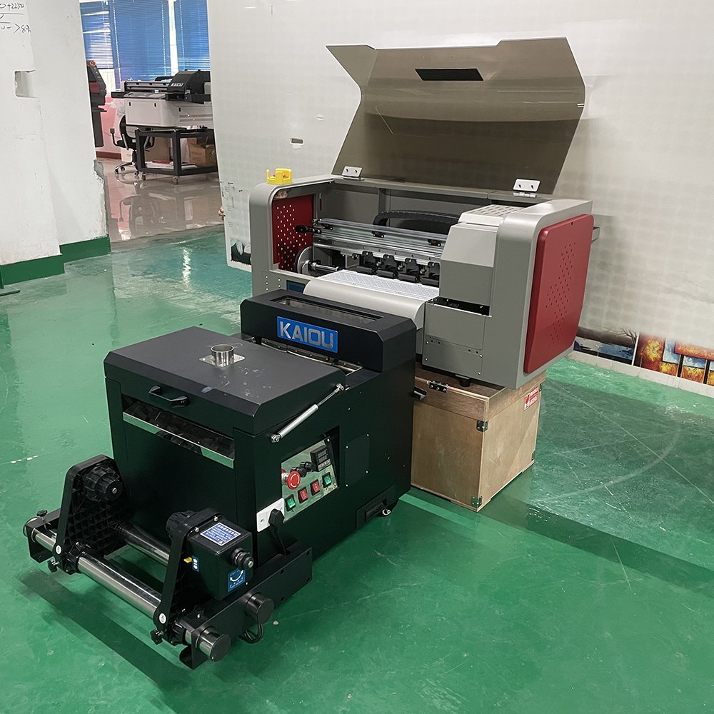 Multifunctional A3 Direct to Film Printers 30cm Pet Film 60cm CMYK Inks 110V Voltage for Cloth shop Industries