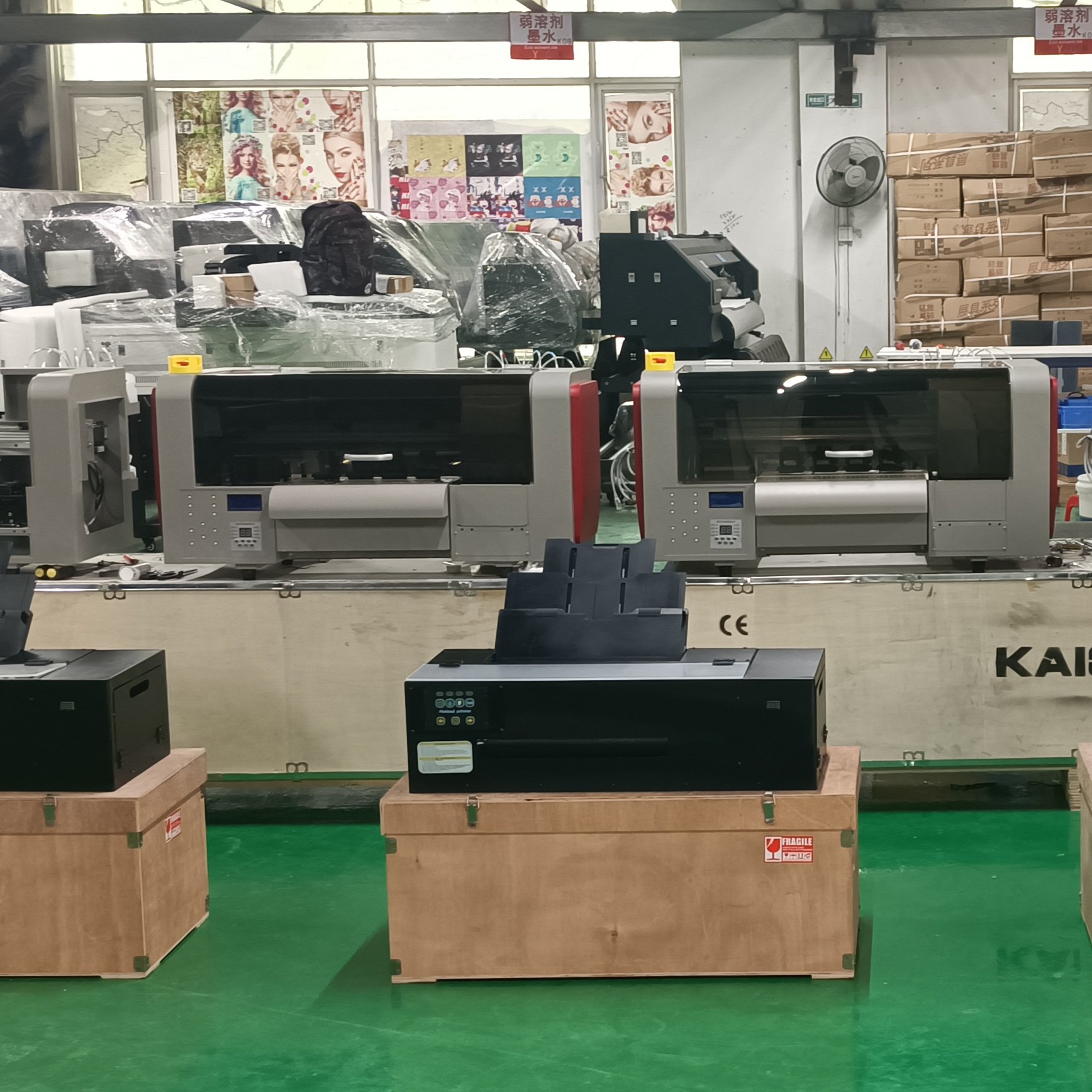 Multifunctional A3 Direct to Film Printers 30cm Pet Film 60cm CMYK Inks 110V Voltage for Cloth shop Industries