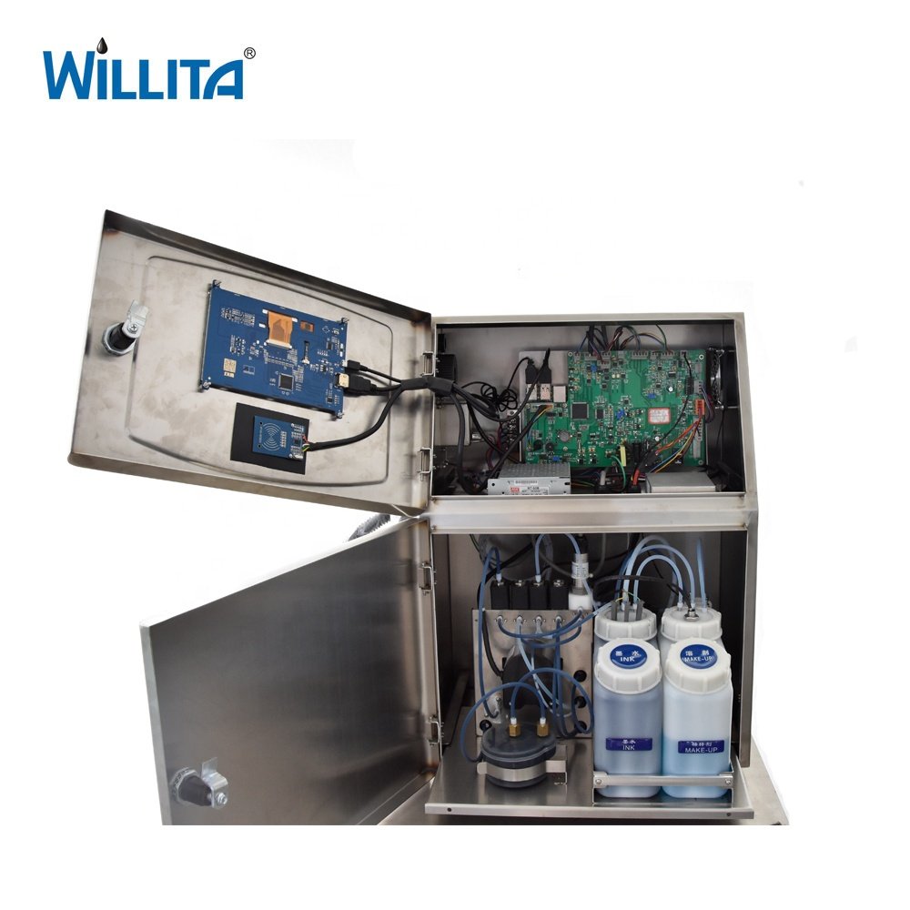 High efficient cij printer for plastic bag metal paper carton