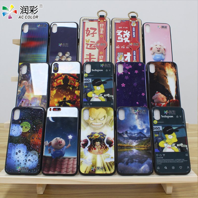 AC-COLOR 9060 UV Flatbed Printer Ricoh G5i Print Head Industrial Machinery Phone Case 3D Printer bottle Label Printing Machine