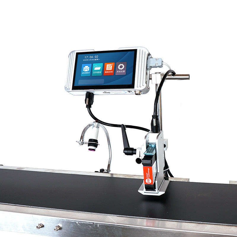High Resolution Online TIJ Inkjet Printer For Printing Logo Expiry Date Printer Machine On Plastic Wooden metal