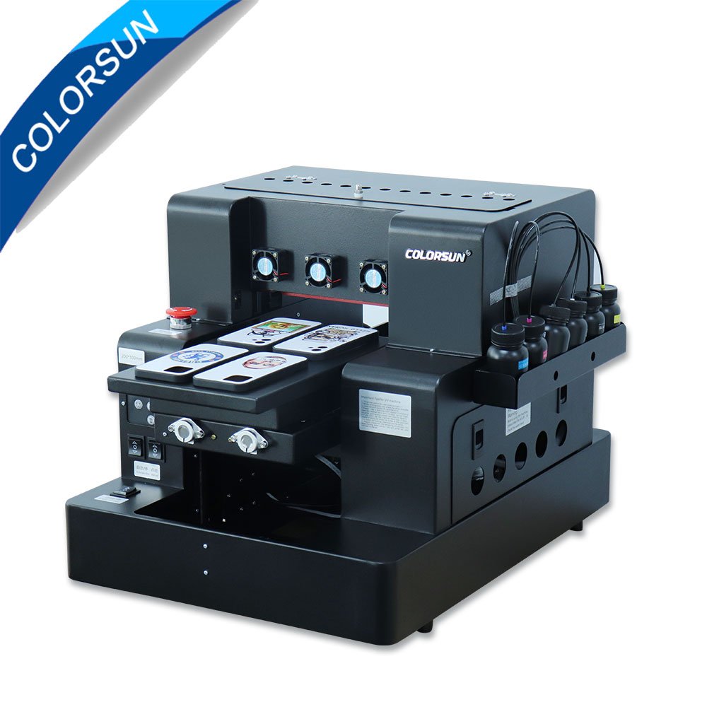 UV Flatbed printer L805 A1630 Varnish uv dtf machine id card printer A3 A4 phone case acrylic sticker printer for small business