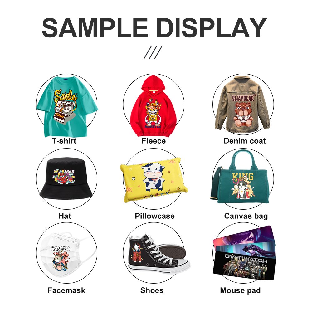 Dtf pet film T shirt hat inkjet printer NEW A3 Dtf Printer Printing Machine L800 Printer Dtf
