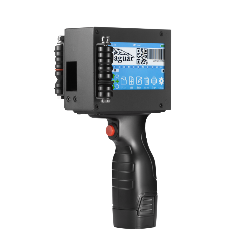 YAOMATEC Handheld Printing Gun Logo Picture 25.4MM Printing Height Handheld Inkjet Printer for Clothing Carton