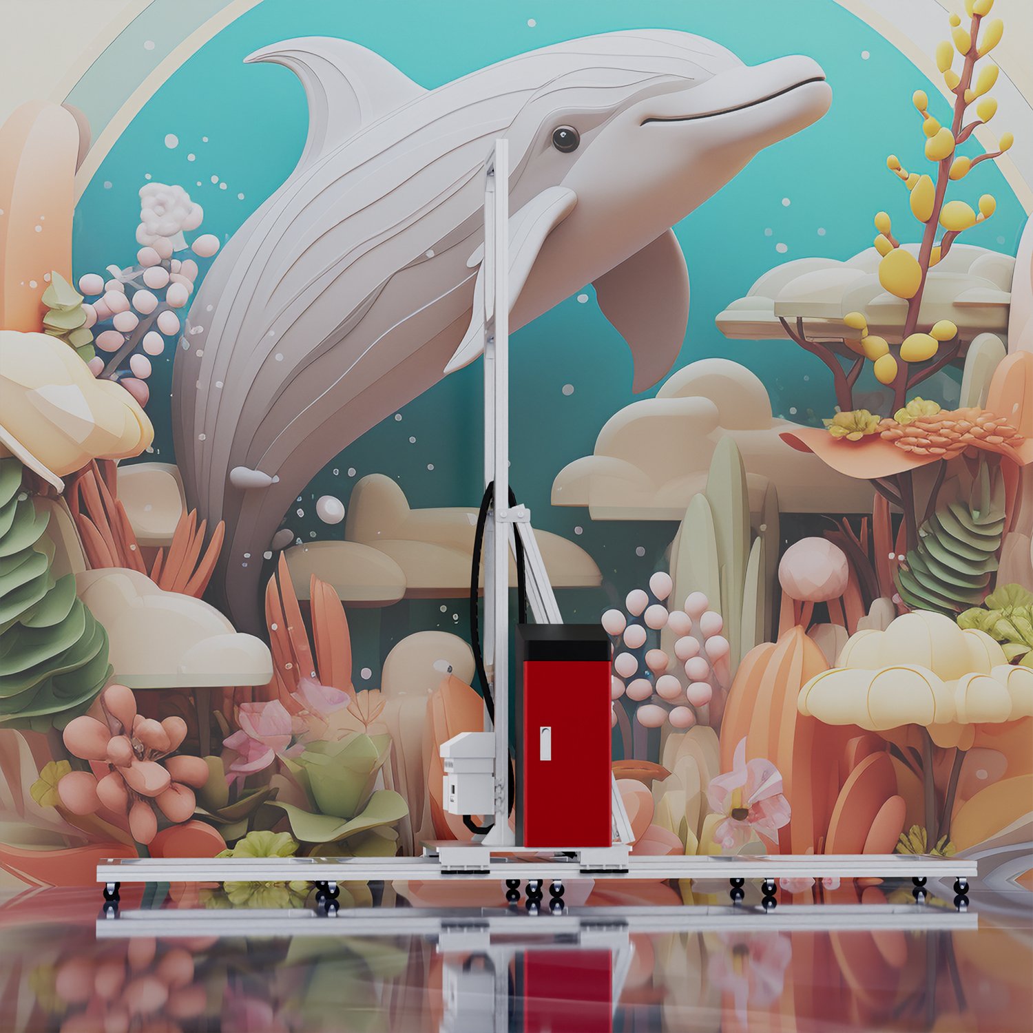 3d Vertical Mural Uv Wall Inkjet Printer For Wall Mural Indoor Outdoor Direct To Wall Printer Printing Machine 3d Painting