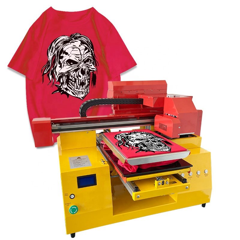 Updated Newest Fninkjet 2 Heads A3 Flat Bed T-Shirt Printer T Shirt Printing Machines A3 DTG Printer for T-Shirt