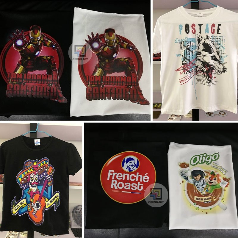 Updated Newest Fninkjet 2 Heads A3 Flat Bed T-Shirt Printer T Shirt Printing Machines A3 DTG Printer for T-Shirt