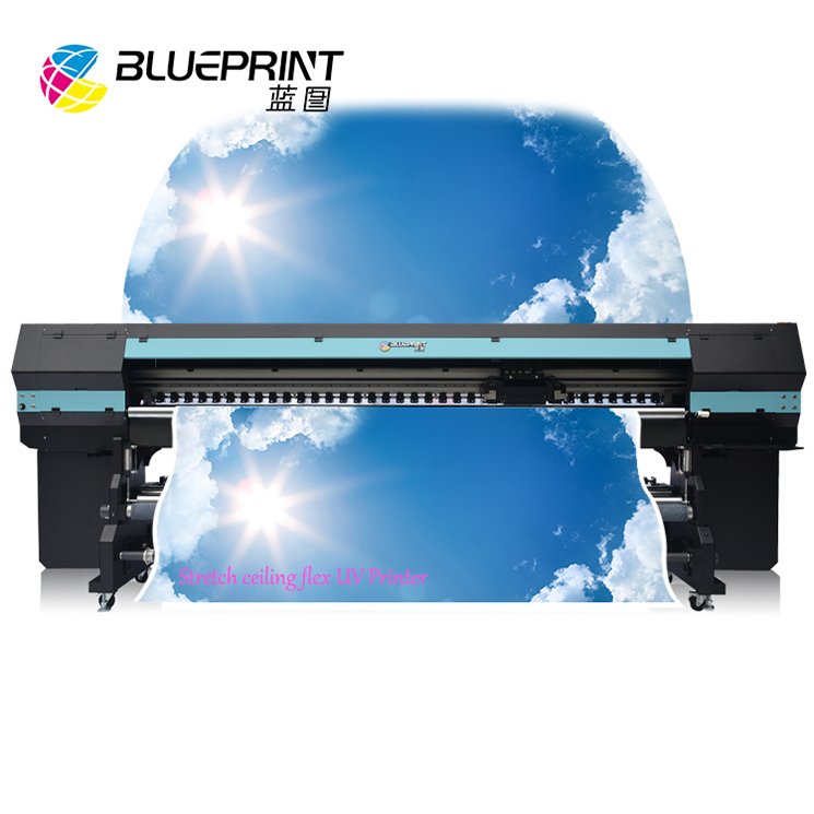 BLUEPRINT Uv Inkjet Printer Roll To Roll 3.2m Print Width Wallpaper for Artwork Printing 3d printer UV wall printer machine