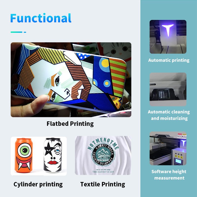 Printing Machine For Bottle Mobile Case Newest 2021 UV Inkjet Printers