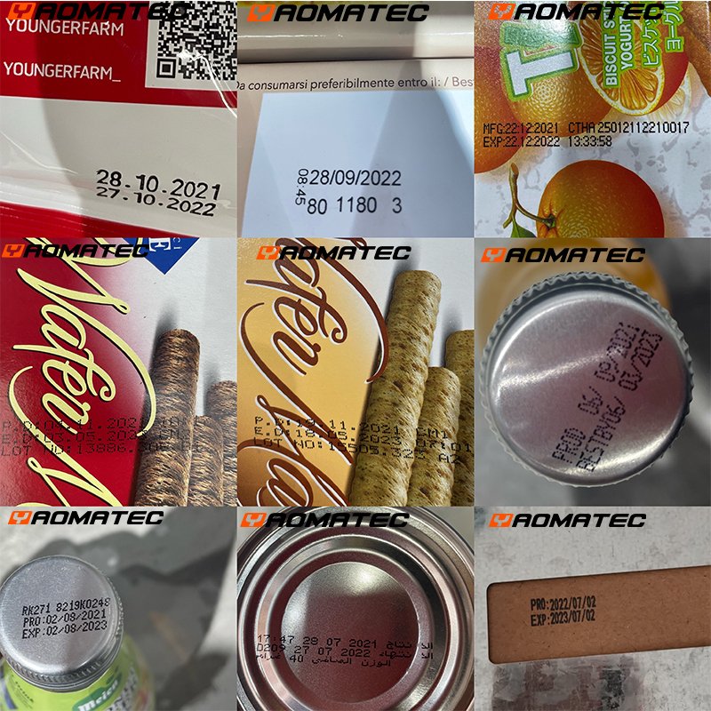 YAOMATEC Easy-operate Mini Coding Machine Handheld Expiry Date Inkjet Printer for Paper Box Plastic Bottle Cap