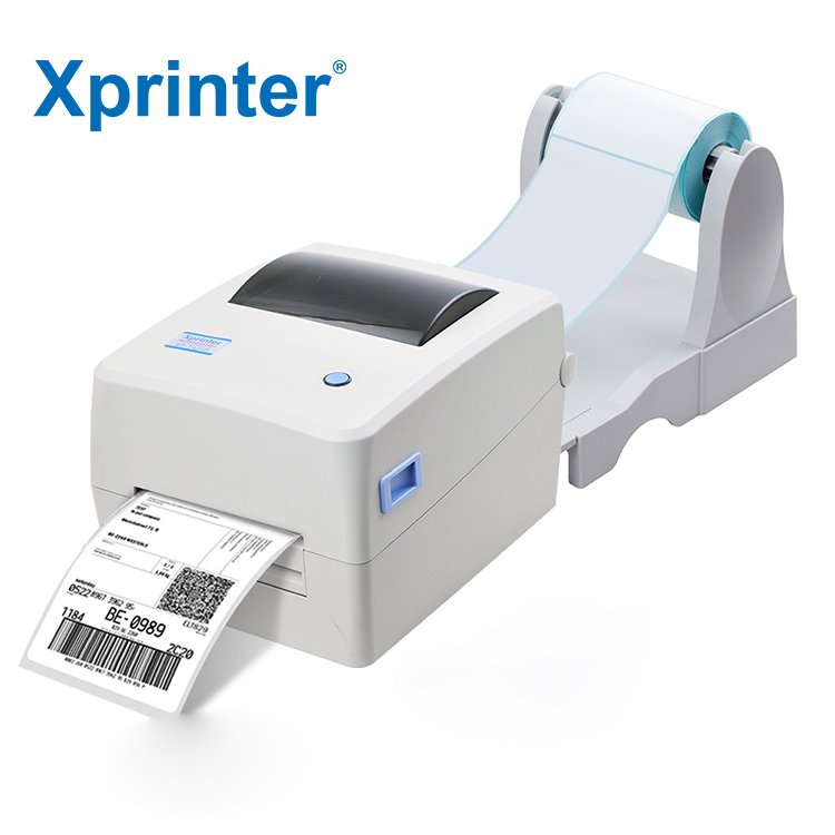 Xprinter XP-TT424B/ XP-TT434B 4inch Thermal Transfer Printer Label Printing Machine Roll Sticker Printer Ribbon Printer