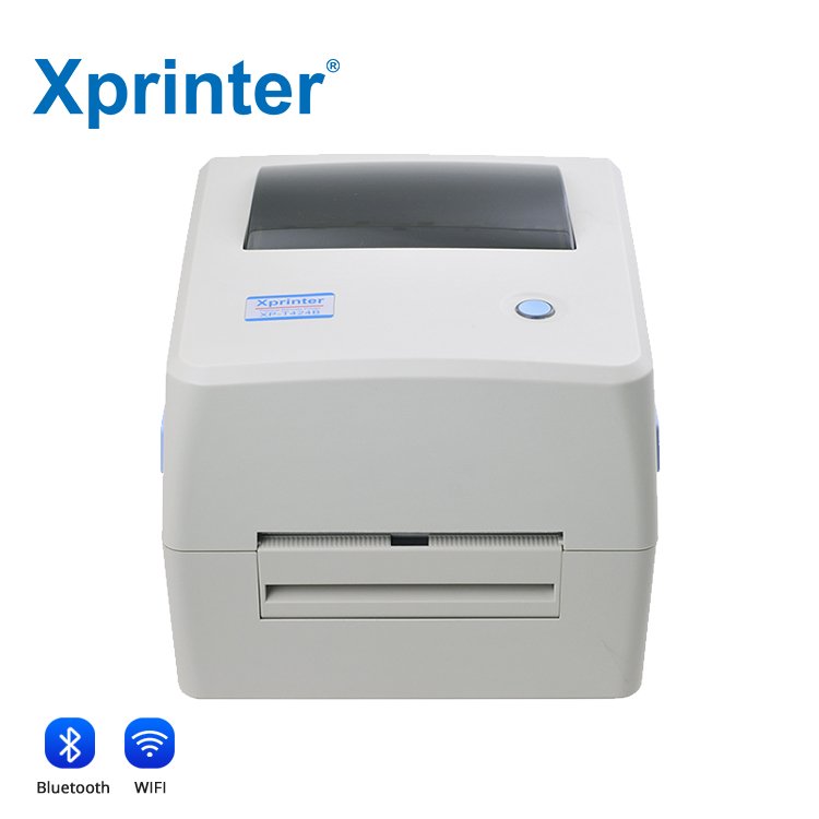 Xprinter XP-TT424B/ XP-TT434B 4inch Thermal Transfer Printer Label Printing Machine Roll Sticker Printer Ribbon Printer