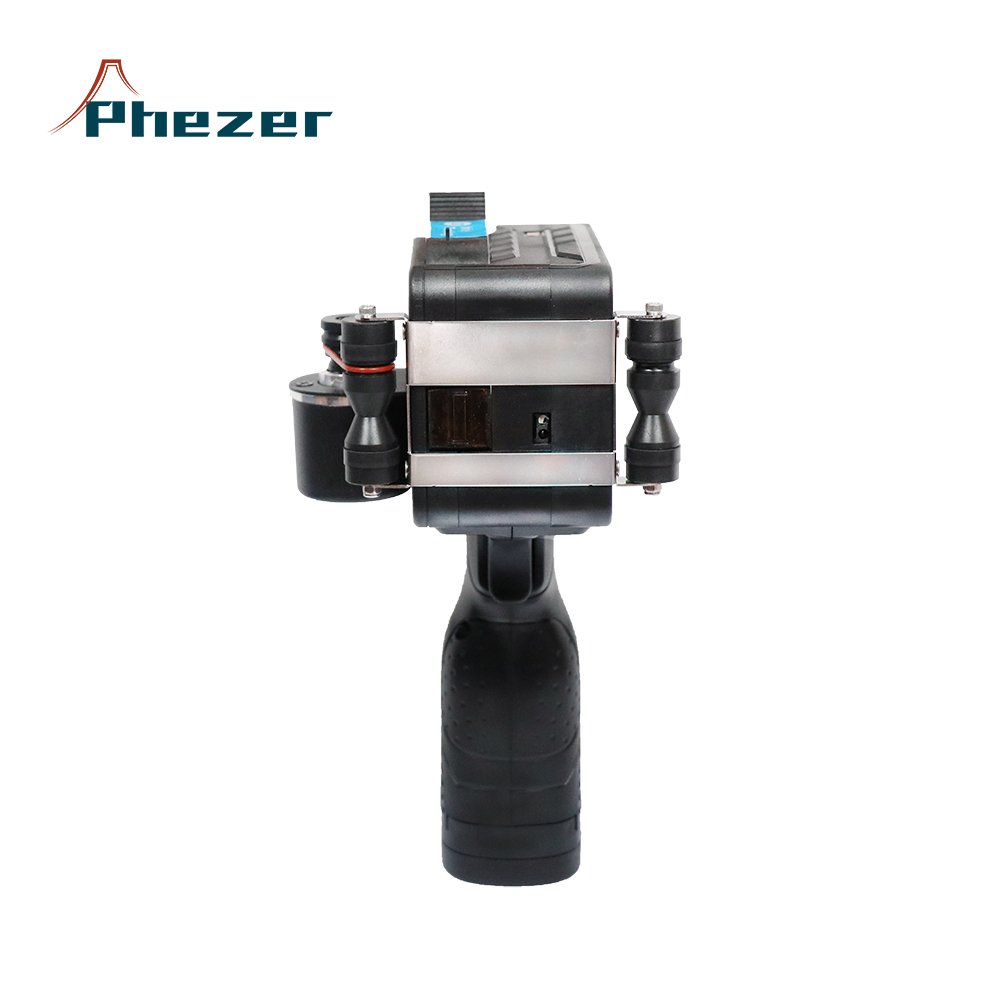Phezer 2021 Provided New Portable Inkjet Handheld Printer Machine For Glass Surface Pizza Box Logo Card