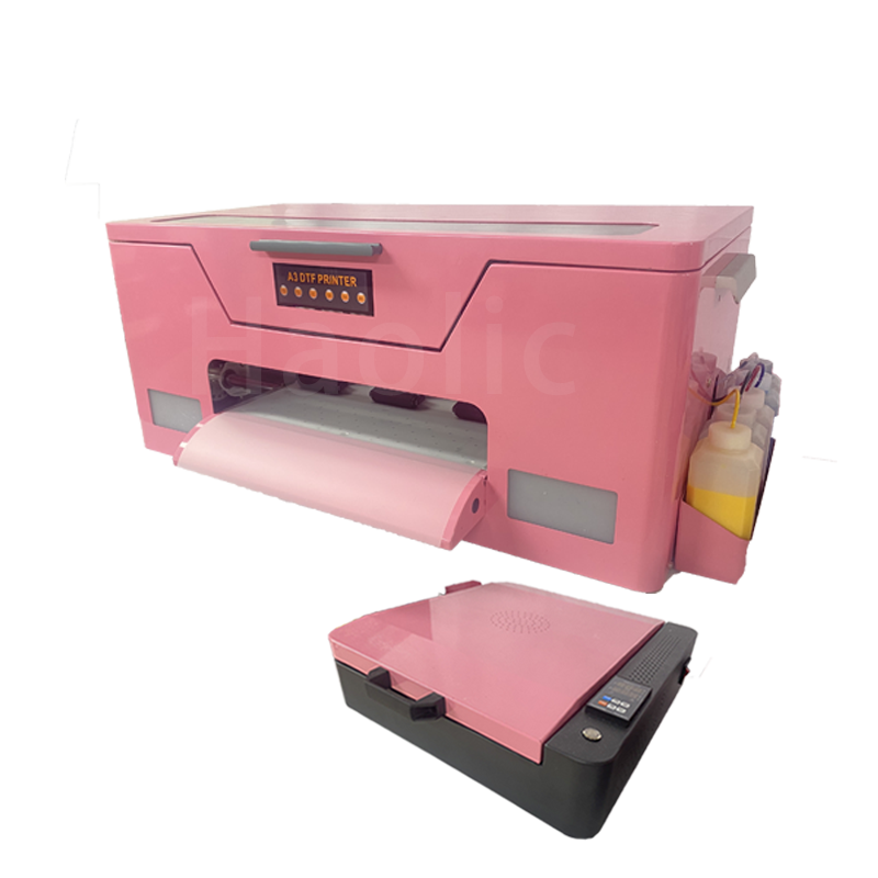 Fast Transportation DTF Tshirt Printing Machine Heat Transfer Roll XP600 Print Head A3+ Digital Inkjet DTF Printer