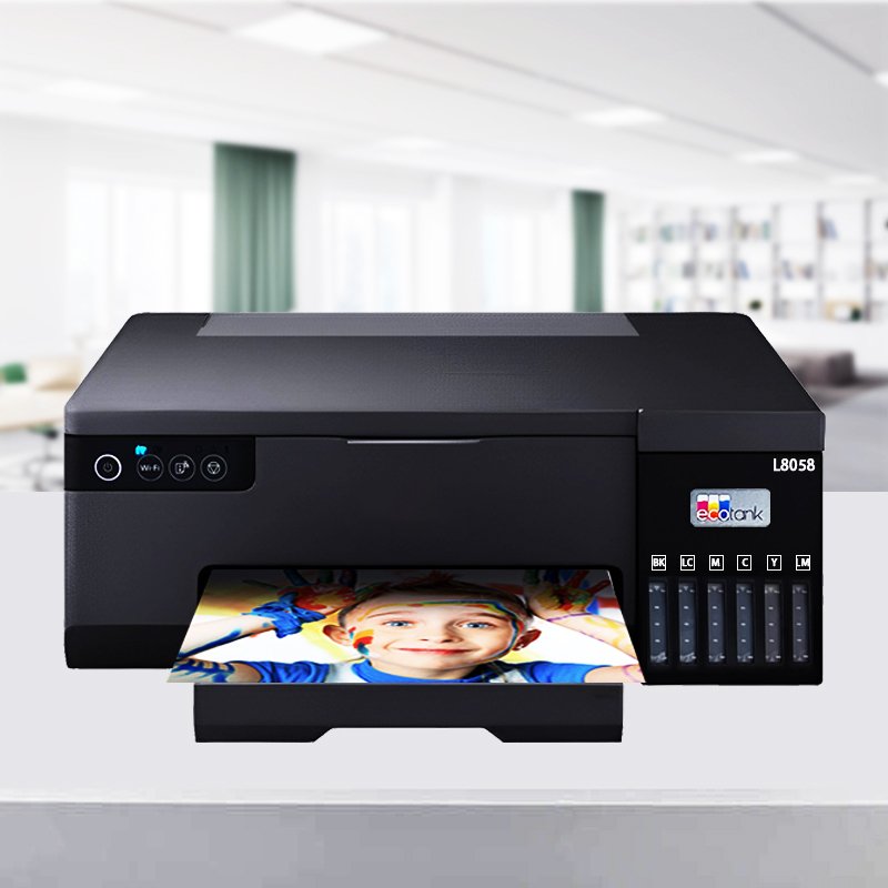 Brand New for Epson L8058 Sublimation inkjet printer 6 color A4 with WIFI inkjet printers photo printer