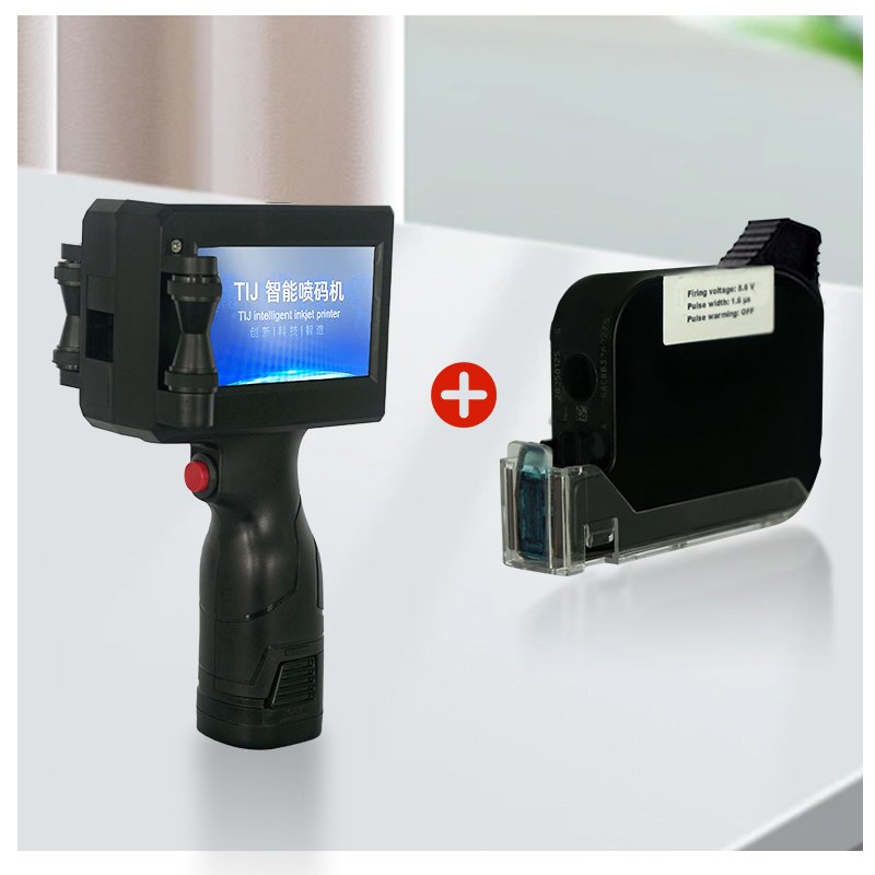 Wholesale High Productivity Potable 12.7mm Label Thermal Inkjet Printer with BT Control Expiry Date Logo Handheld Inkjet Printer