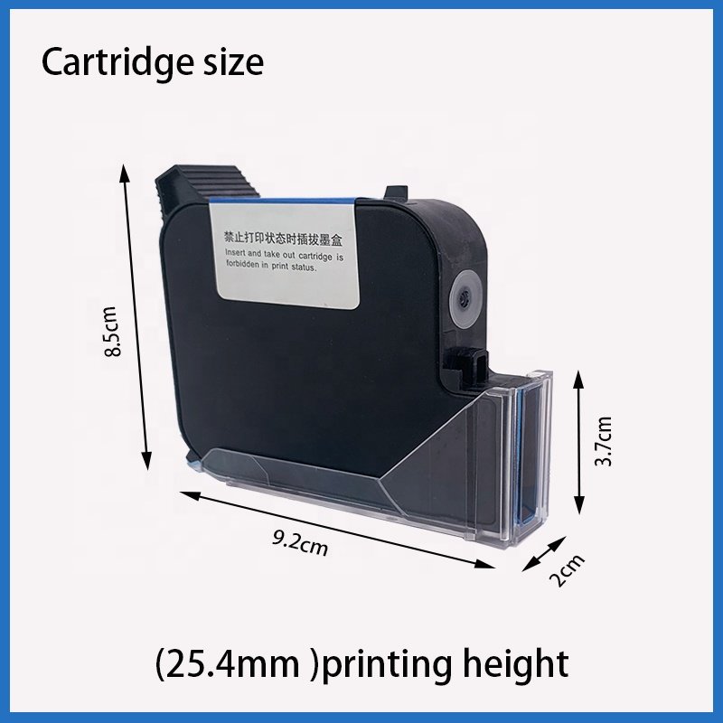 25.4mm Print Size mini Expiry Date Printing Machine Tij 2.5 Inkjet Code Printer For Plastic Pouch Beverage Bottle Cans