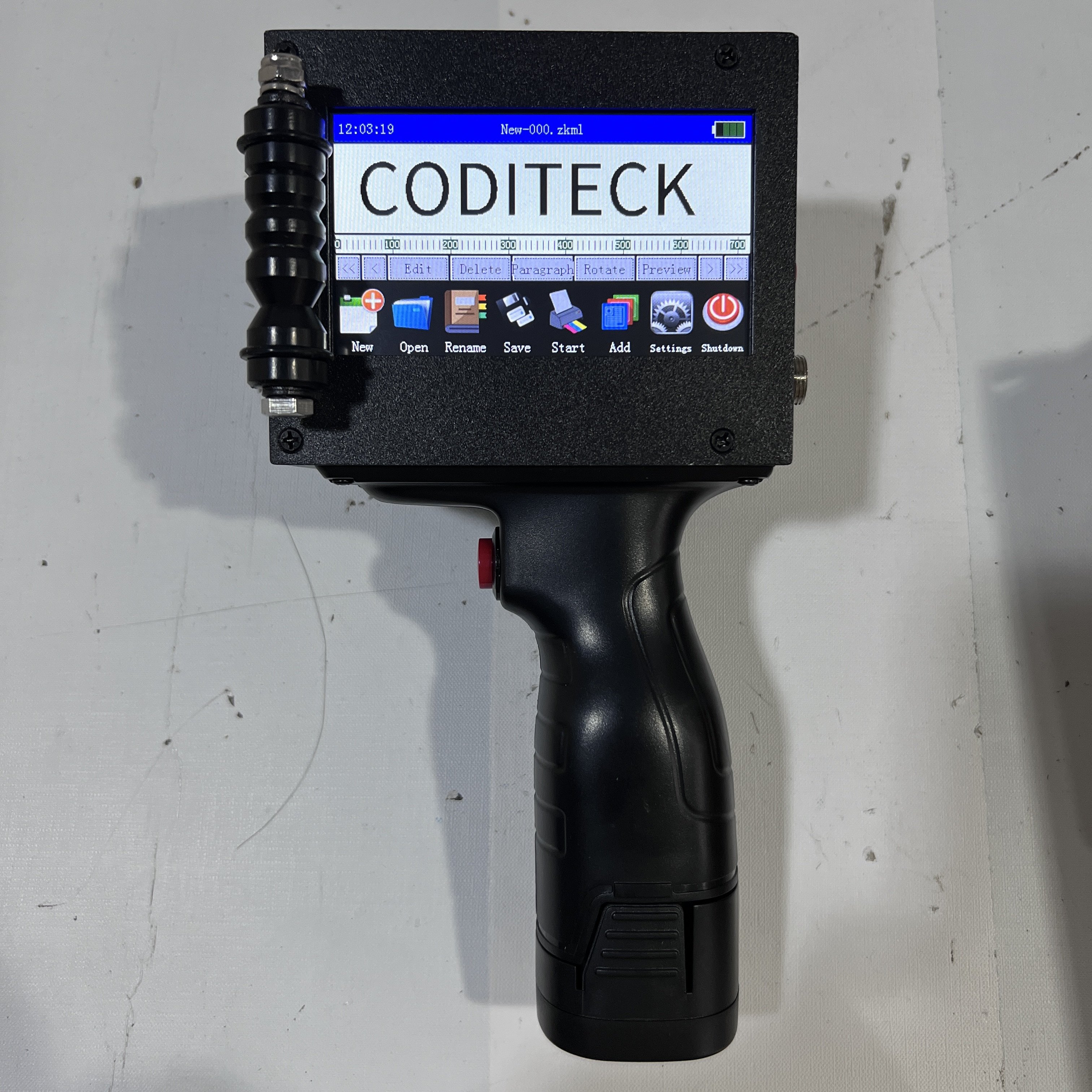 Coditeck 12.7mm hand held inkjet printers tij inkjet printer