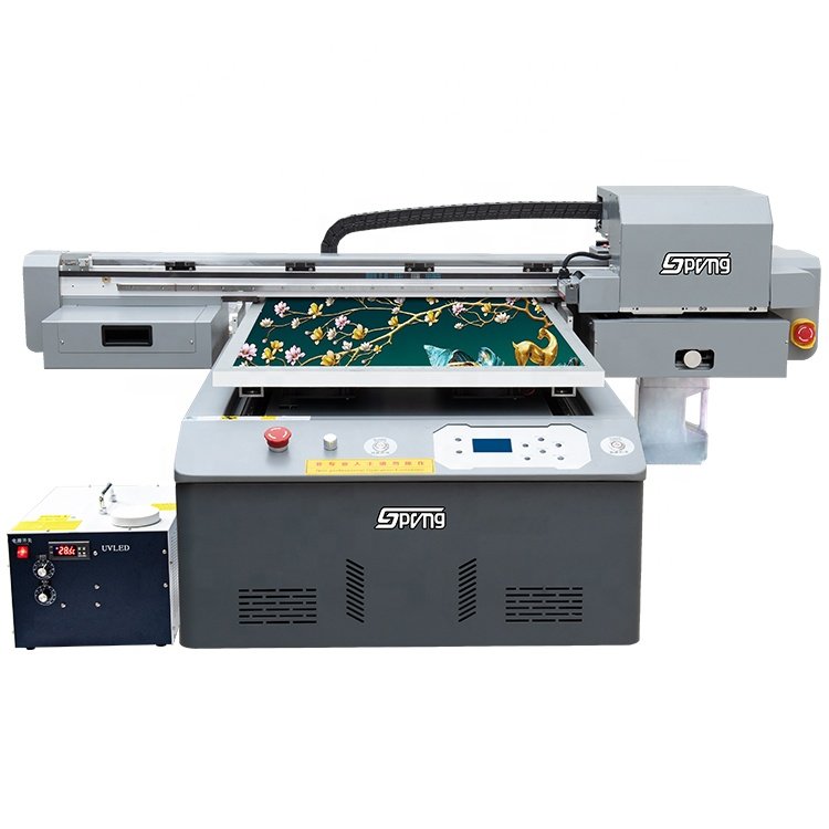 China factory direct sale UV Printer Available In All Sizes 1440dpi XP600 head phone case wood 6090 led uv flatbed printer