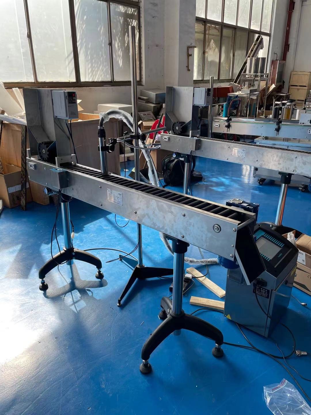 V-98 Ampoule Bottle Ink Jet Printer With Conveyor,