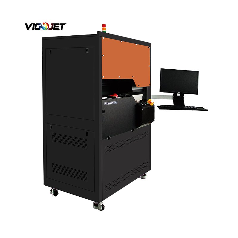 Vigojet high speed 360 Circular Inkjet UV Printer Rotary Cylindrical Bottle Printer Digital Printing
