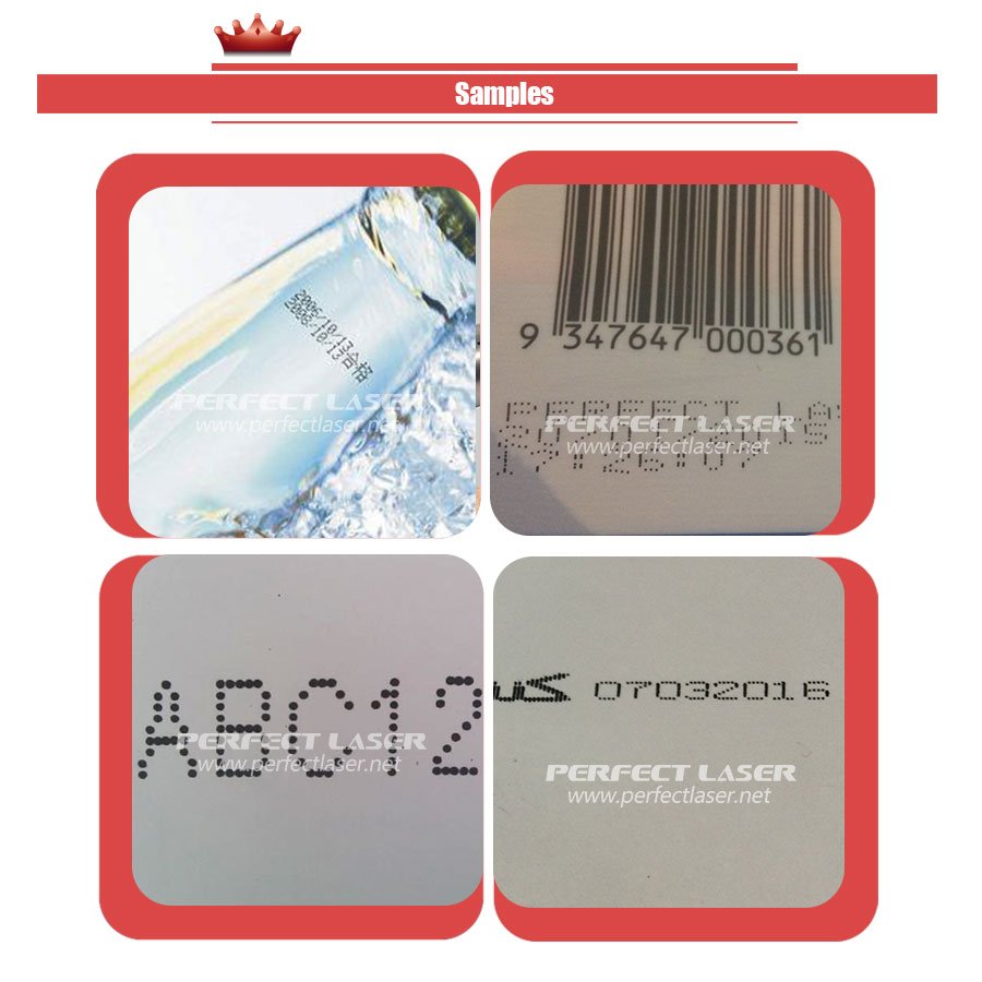 Perfect Laser LCD Touch Screen flyer labels card industrial Inkjet printing printer machines for Plastic Bottle/Expiry Date/Code