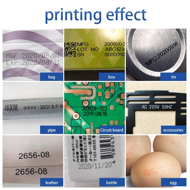 chinese Portable expiry batch number coding machine for pet bottle Industrial small parts date Foot inkjet printer machine