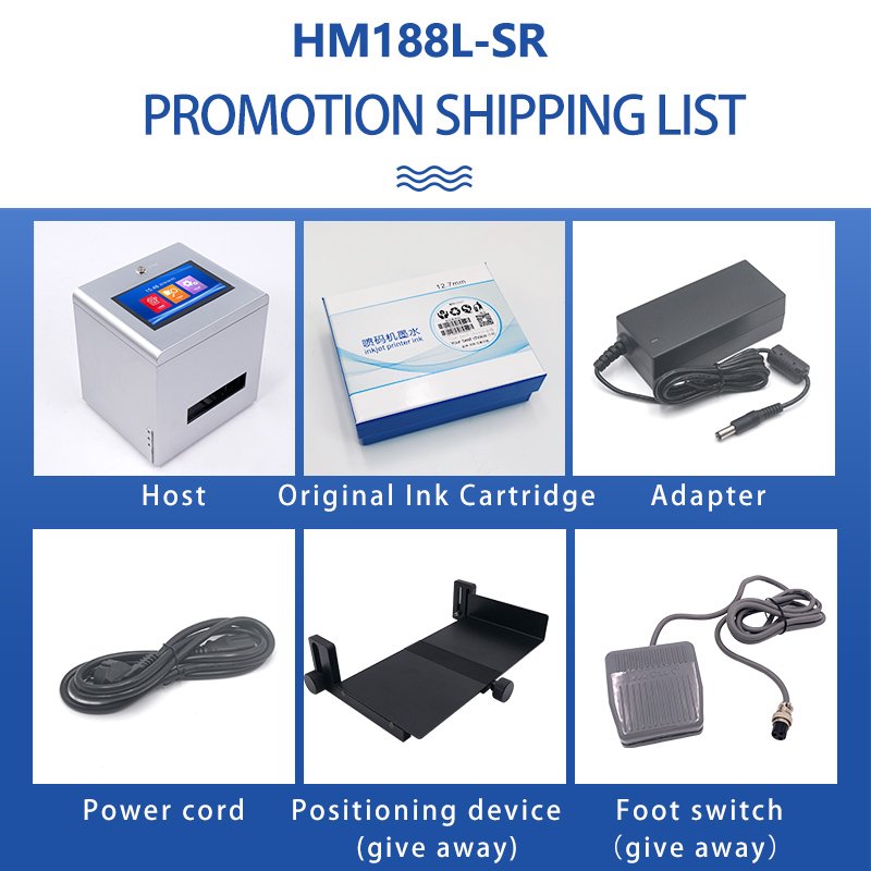 chinese Portable expiry batch number coding machine for pet bottle Industrial small parts date Foot inkjet printer machine