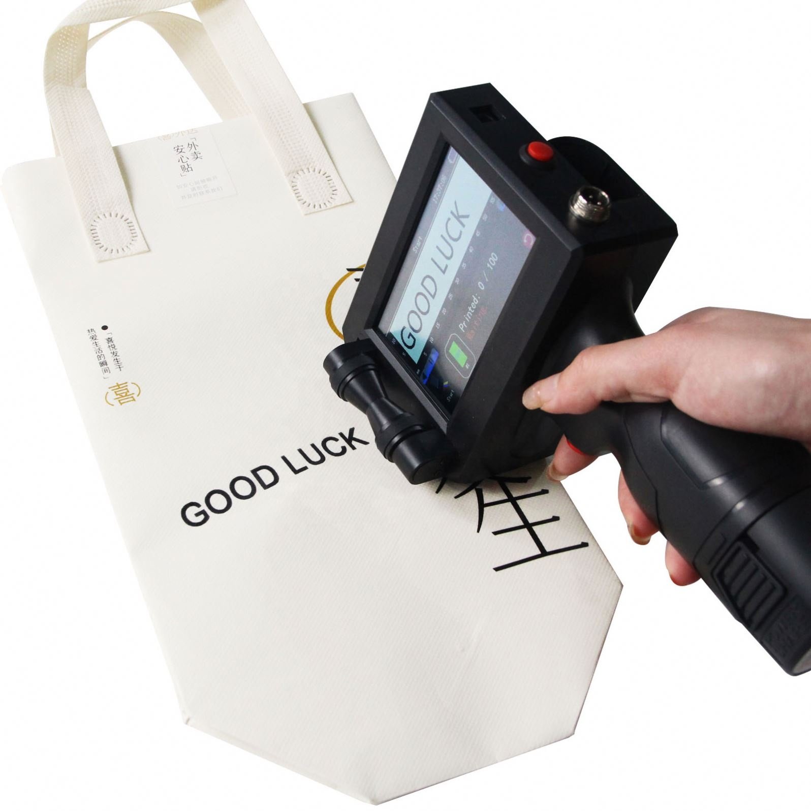 Large Character industrial online automatic expiry date printing coder batch code marking system inkjet coding printer