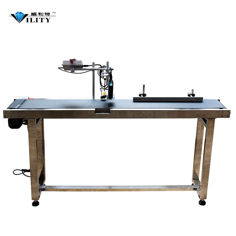 High Performance Online Inkjet Printing Machine Double Printing Head Thermal Inkjet Printer For Bar Code /QR Code