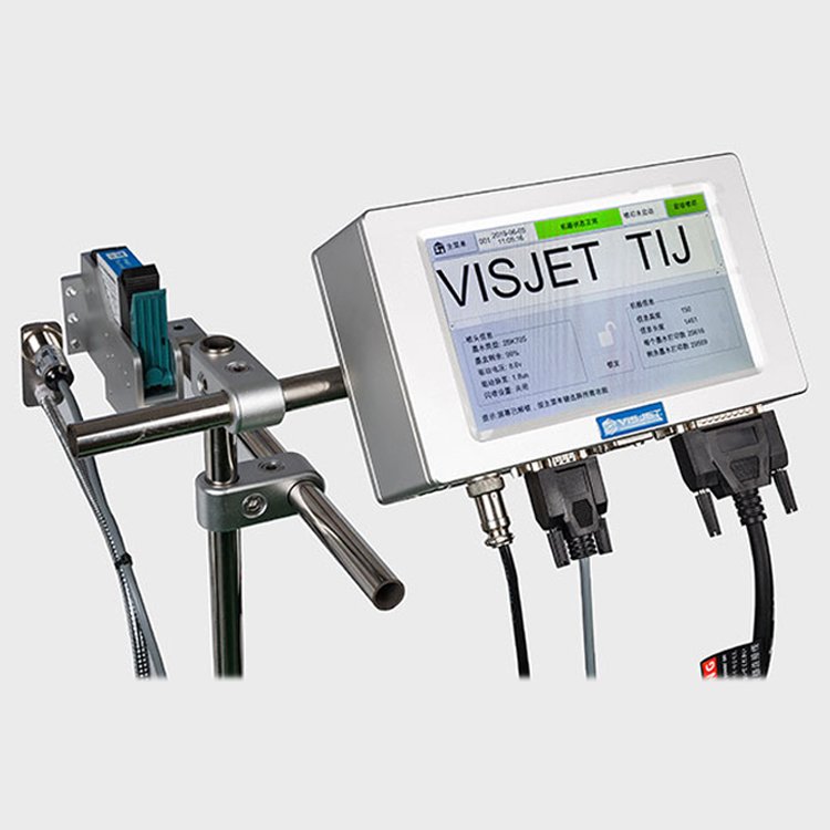 High Performance Online Inkjet Printing Machine Double Printing Head Thermal Inkjet Printer For Bar Code /QR Code