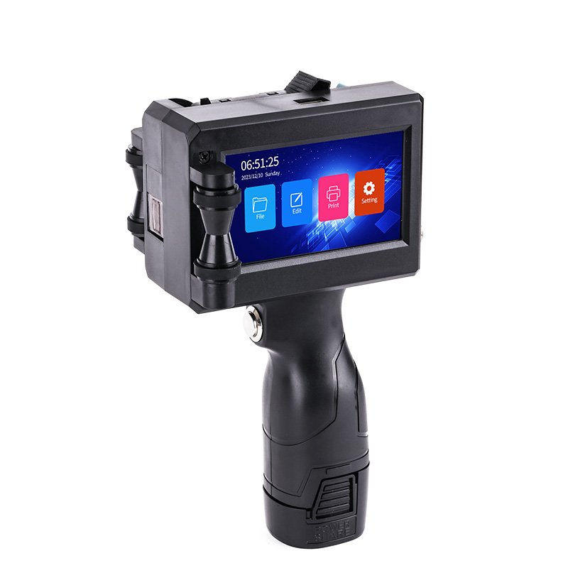 New Design 12.7mm Expiry Date Digital Handheld Inkjet Printer for Manual Production Line