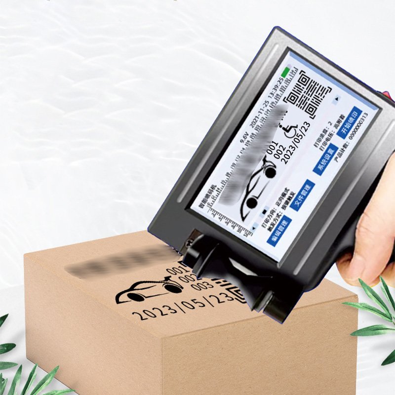 Digital Label Printing Machine Automatic Label Printer Sticker Machine Small Hand Held Inkjet Printer