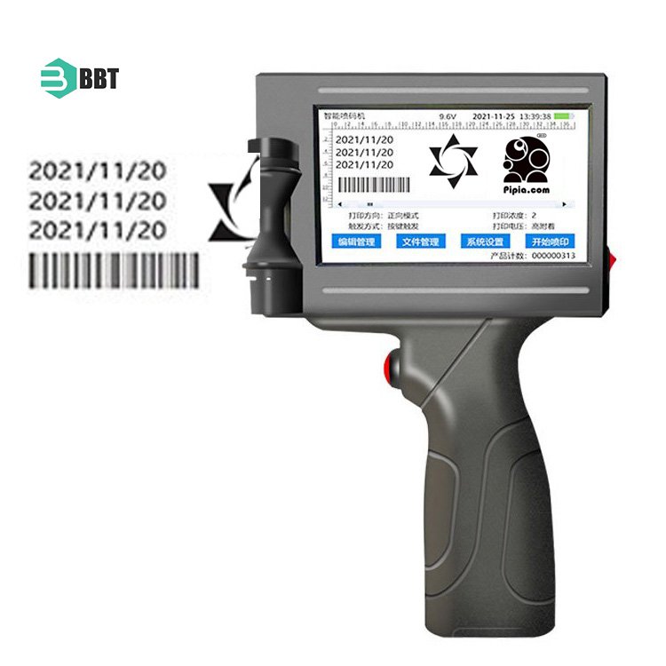 Digital Label Printing Machine Automatic Label Printer Sticker Machine Small Hand Held Inkjet Printer