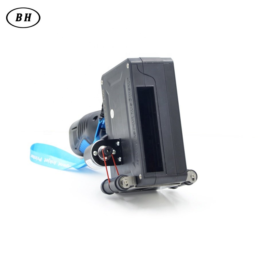 Intelligent Portable Handheld Inkjet Printer 12.7mm printing quick dry ink batch number eggs expiry date coding machines