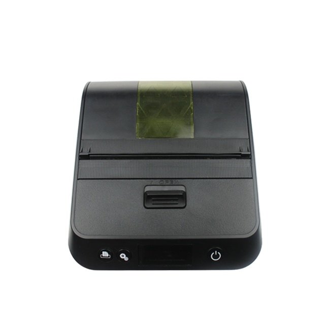 CASHINO 80mm Portable Bluetooth Dot Line Thermal Mobile Printer Black White 90mm/s Esc Print Command RS232 POS Receipt Paper