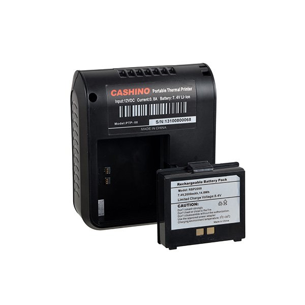 CASHINO 80mm Portable Bluetooth Dot Line Thermal Mobile Printer Black White 90mm/s Esc Print Command RS232 POS Receipt Paper