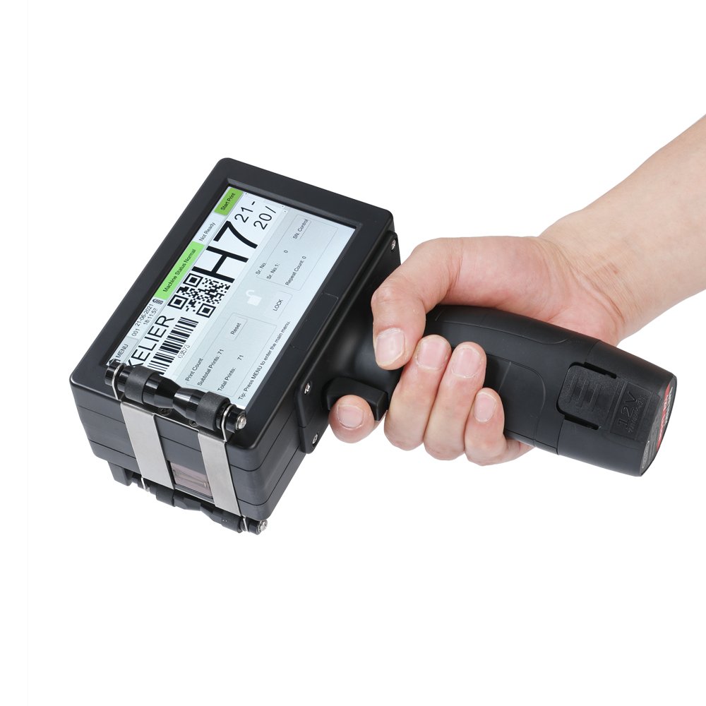 Kelier 2022 Portable hand jet Printer Time Date Batch Code Handheld inkjet printer