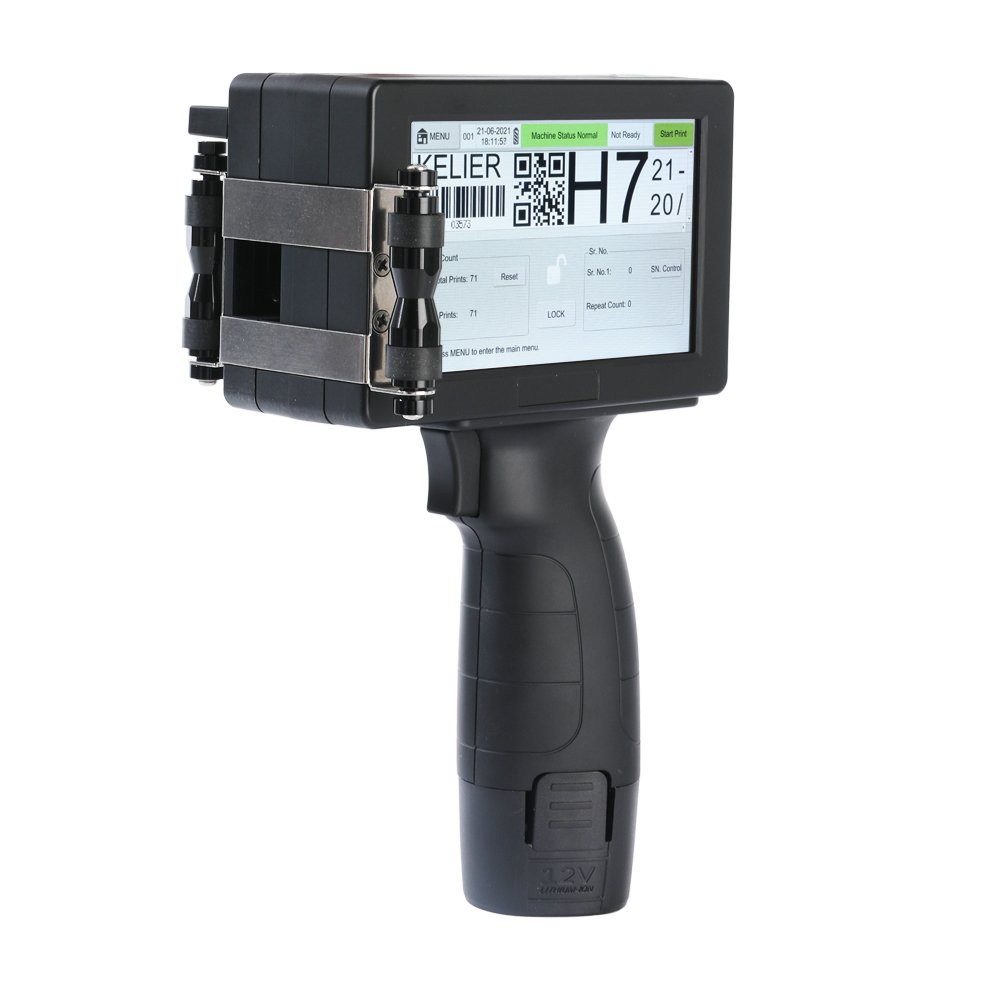 Kelier 2022 Portable hand jet Printer Time Date Batch Code Handheld inkjet printer