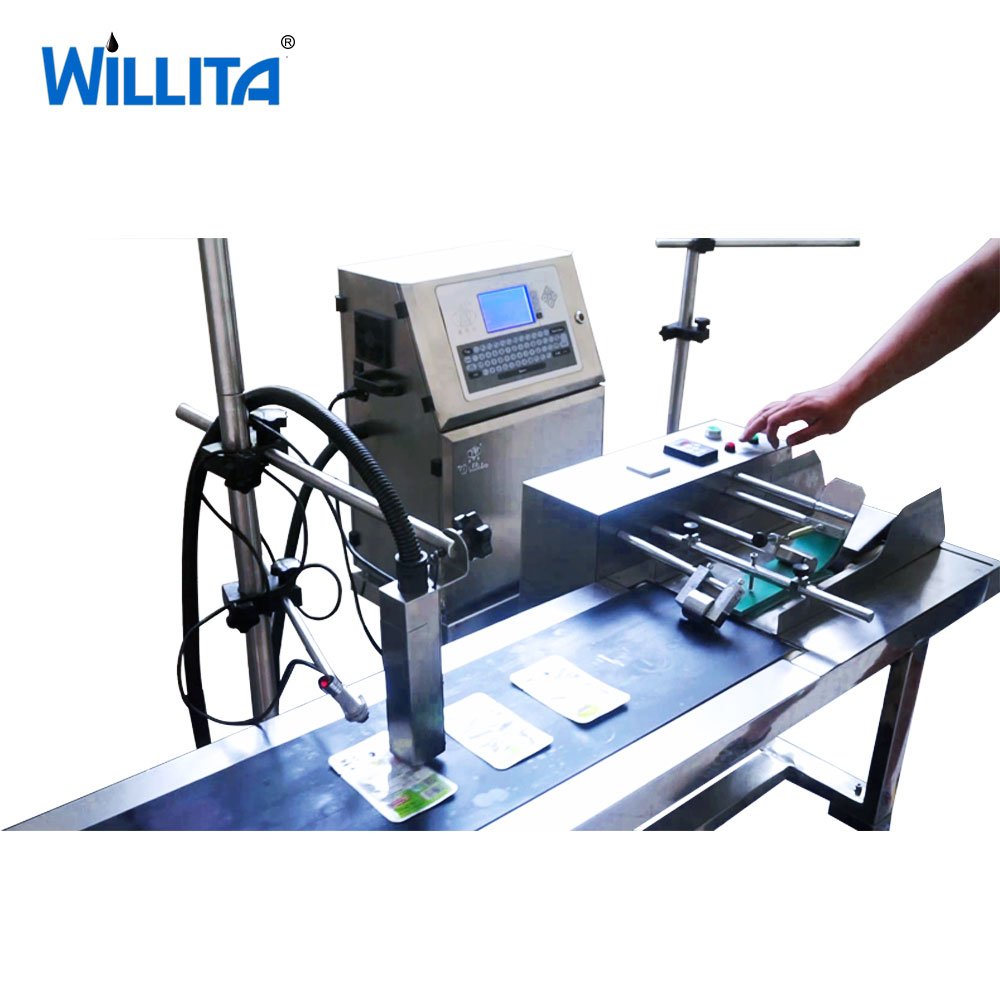 Automatic Small Character Inkjet Printer Lot Number Date Machine Water bottle Expiry Date Coding Printer