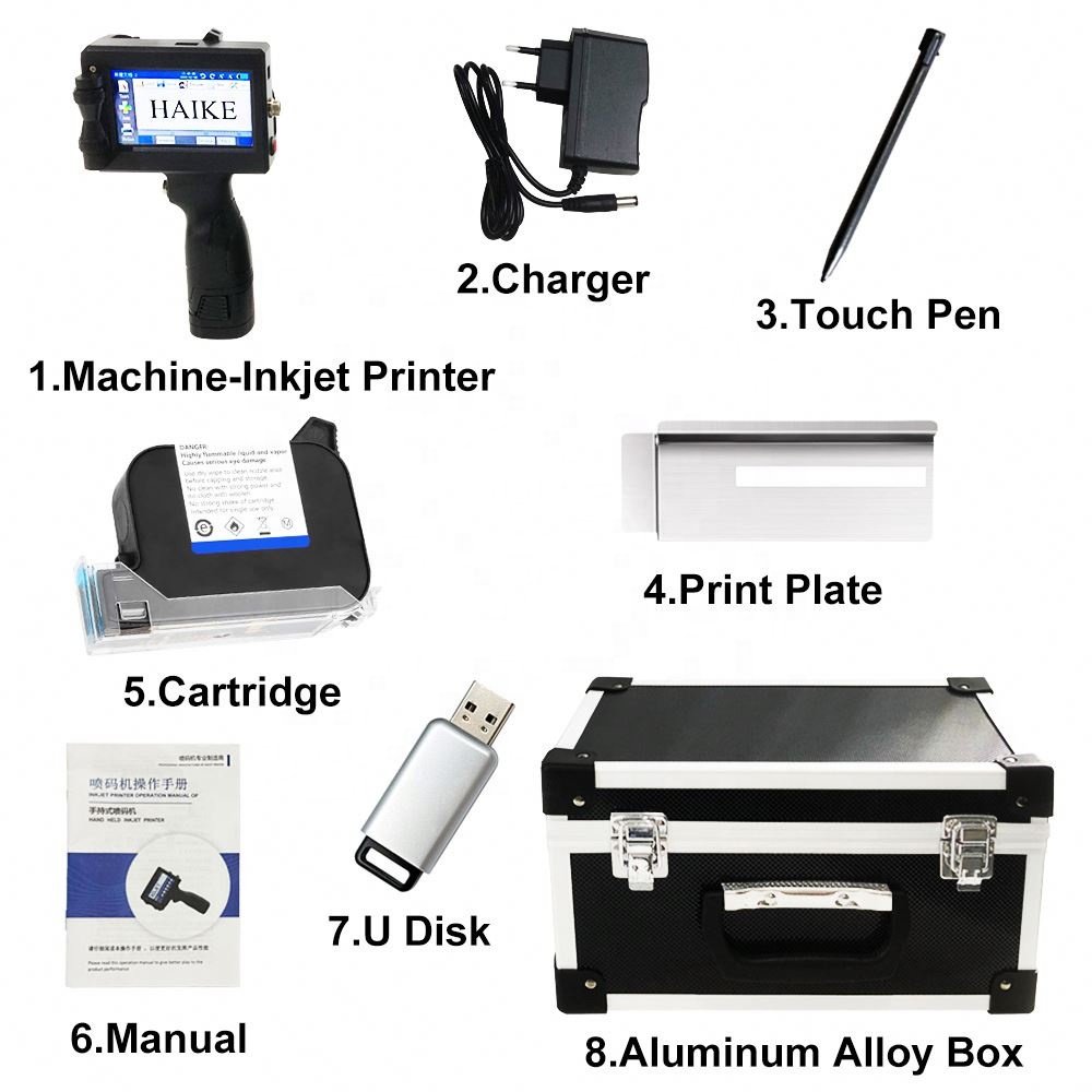 Good Performance Portable Inkjet Date Coder Printer Handheld Inkjet Printer Small Inkjet Printer