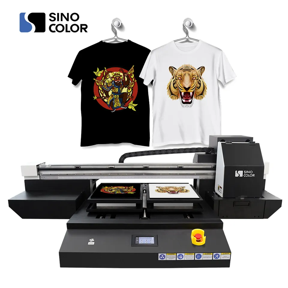 New technology sunfun A2 dual i1600 heads 2400dpi digital inkjet large format direct to t-shirt garment dtg printer machine